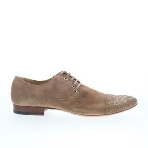 Rodolfo Zengarini Mens Camoscio Brown Shoes (NWT)